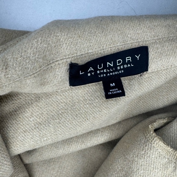 Laundry By Shelli Segal Tan Utility Jacket Lightweight Casual - Picture 13 of 13